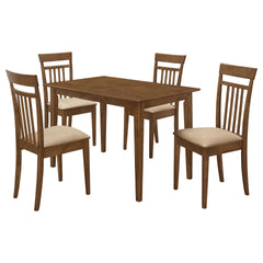 Liandra Chestnut 5-piece Dining Set