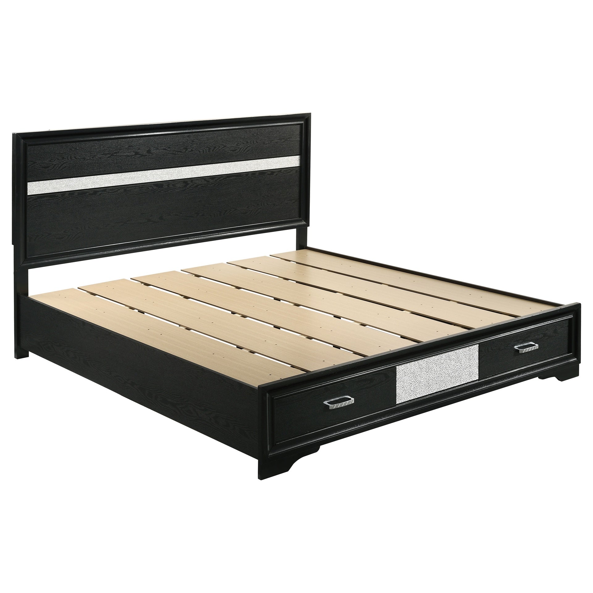 May 2-drawer Platform Eastern King Storage Bed