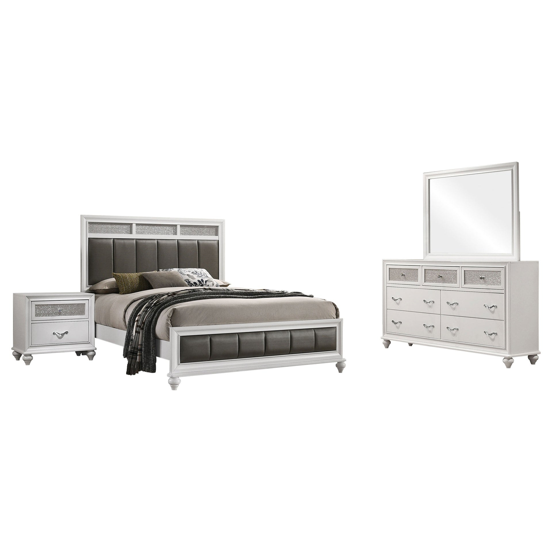Randall White 4-piece Queen Bedroom Set