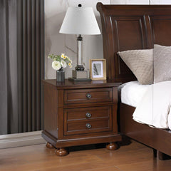 Meade G8910-N Nightstand , Dark Cherry