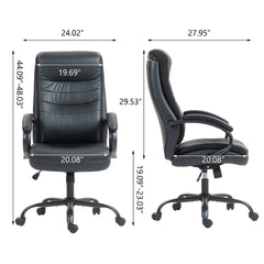 High backrest PU material office chair:9131HJ-PU-KD