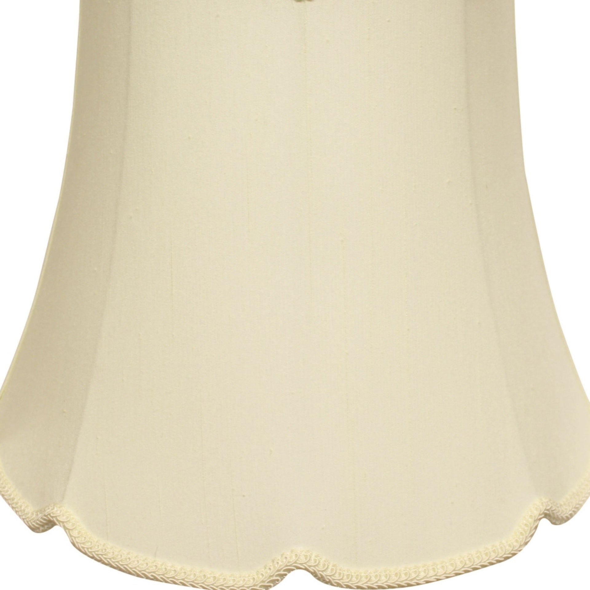 Slant Empire Cyliner "V" Notch Softback Lampshade with Washer Fitter, Egg