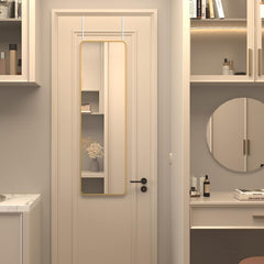 Gold 47 x 14IN Door mirror.(W2203P182156)