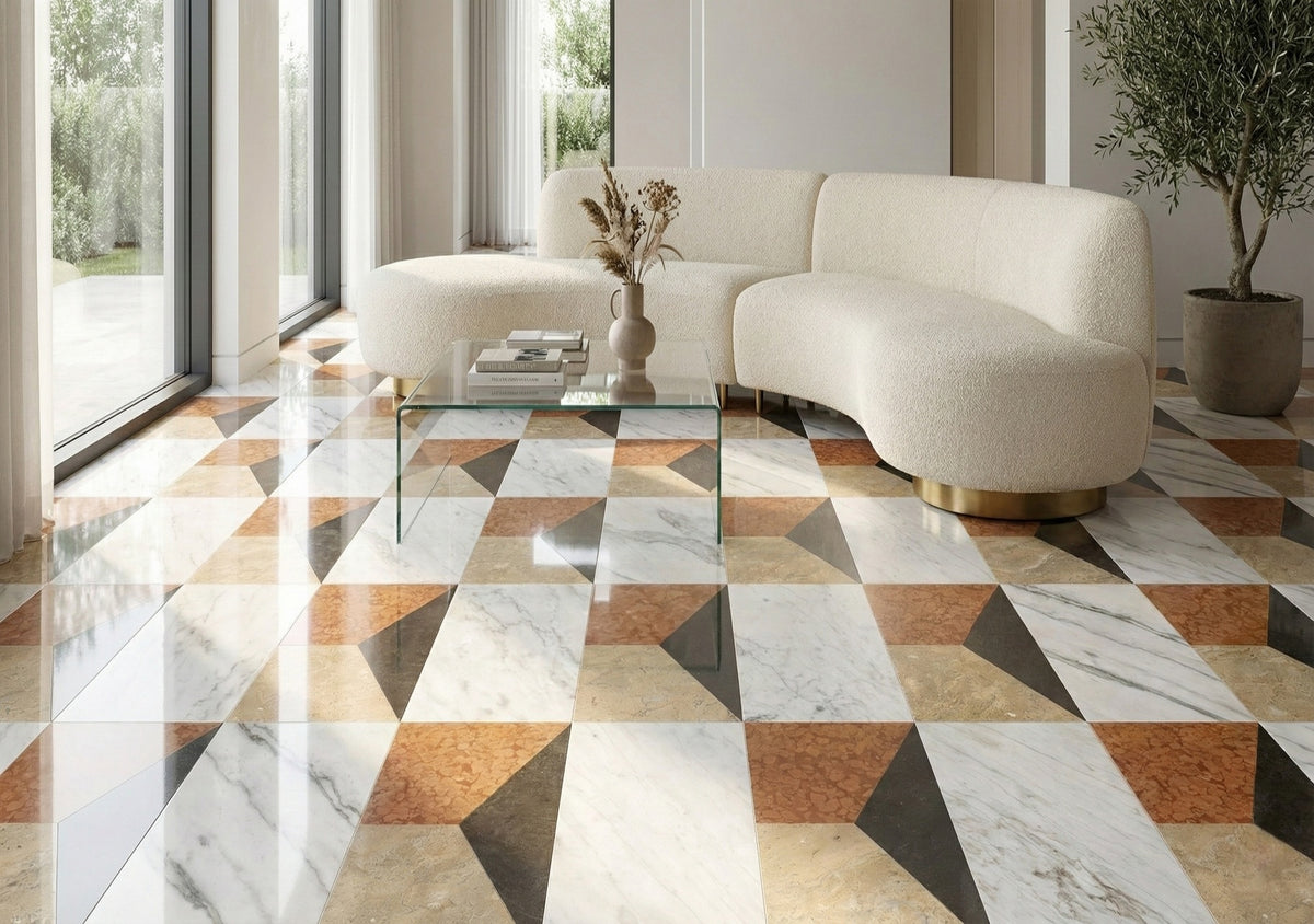 12*24 Waterjet marble,White Gold Red Grey 4 color, natural marble, for floor and wall,polished marble tile, natural stone, genuine marble, real marble, 1 box each pattern 2 pcs