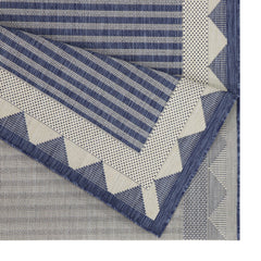 Sunshine GC_HAR2013 Blue 2 ft. 7 in. x 7 ft. 3 in. Indoor/Outdoor Area Rug