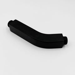 Square Shower Arm with Flange, 1/2 NPT Tapered Threads, Rain Shower Head Arm, Wall Mount Shower Extension Arm