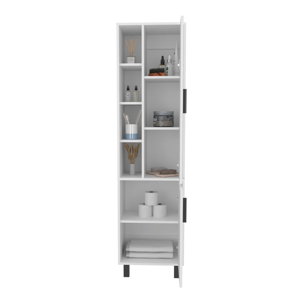 Delta Storage Cabinet, Bathroom, White