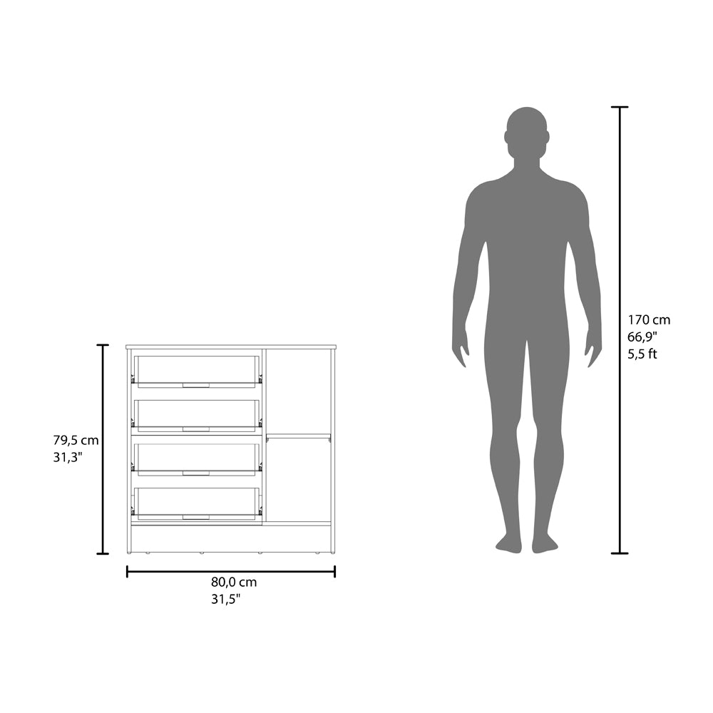 Wilmore Drawer, Living Room, Black