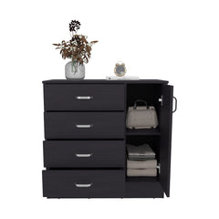Wilmore Drawer, Living Room, Black