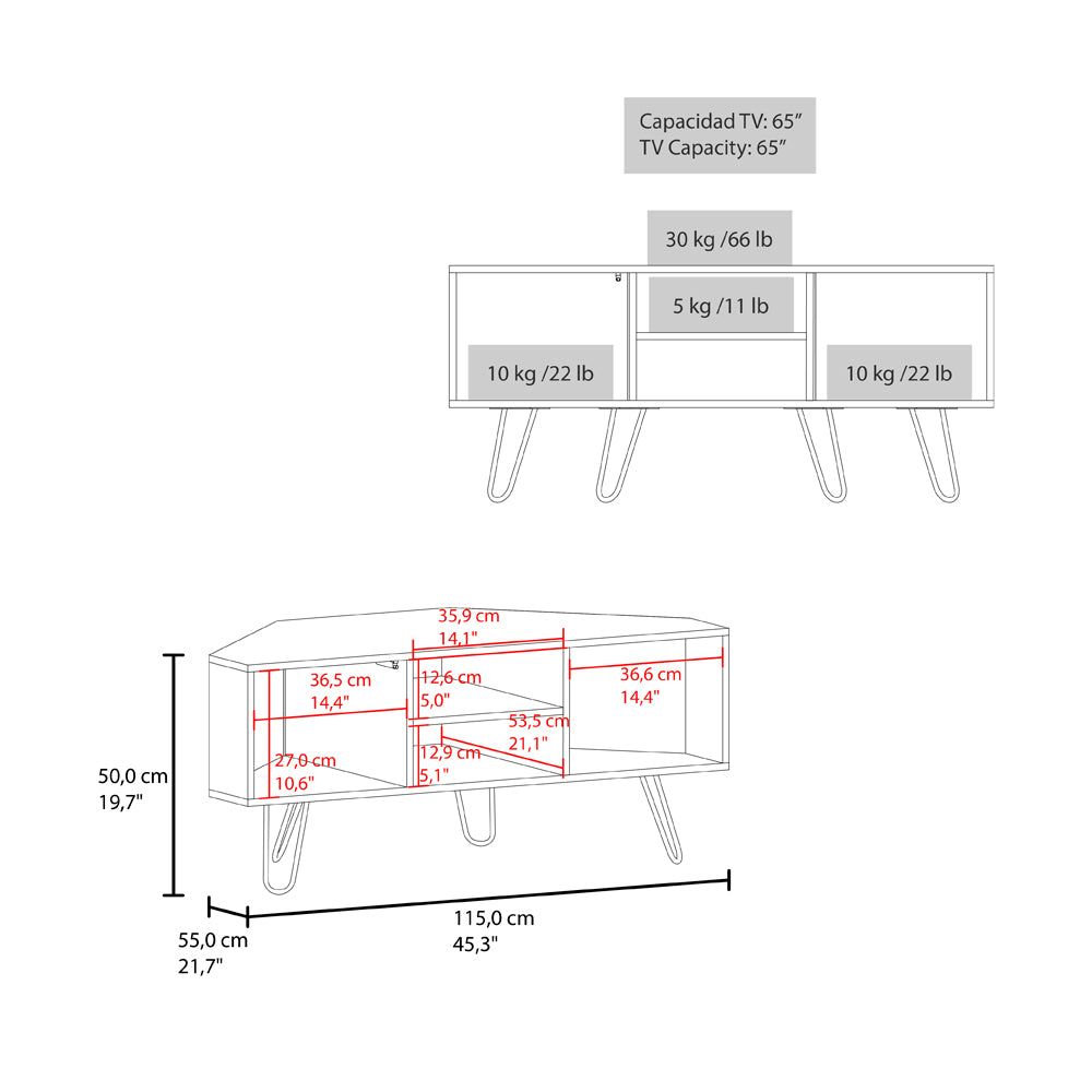 Ben Lomond Tv Stand, Living Room, Black