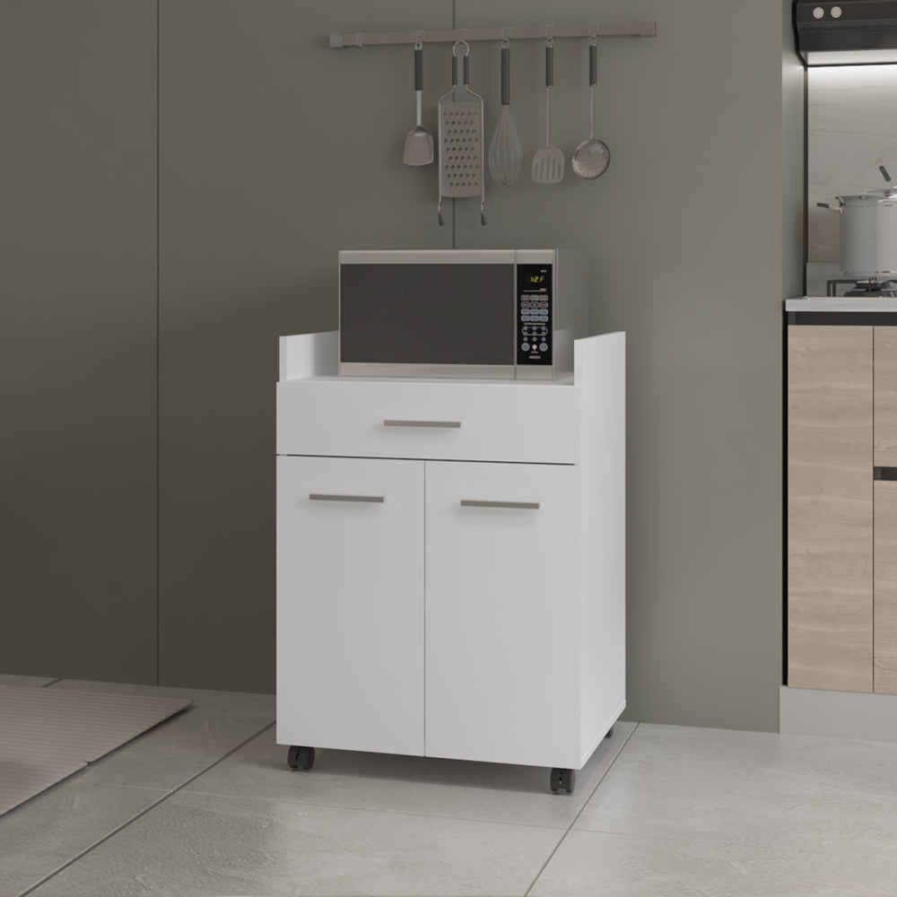 Derry Coffee Cart, Living Room, White