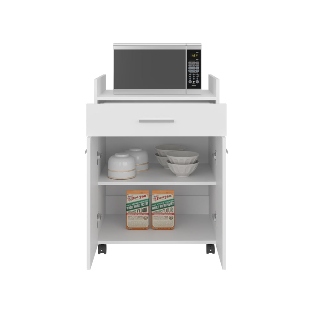 Derry Coffee Cart, Living Room, White