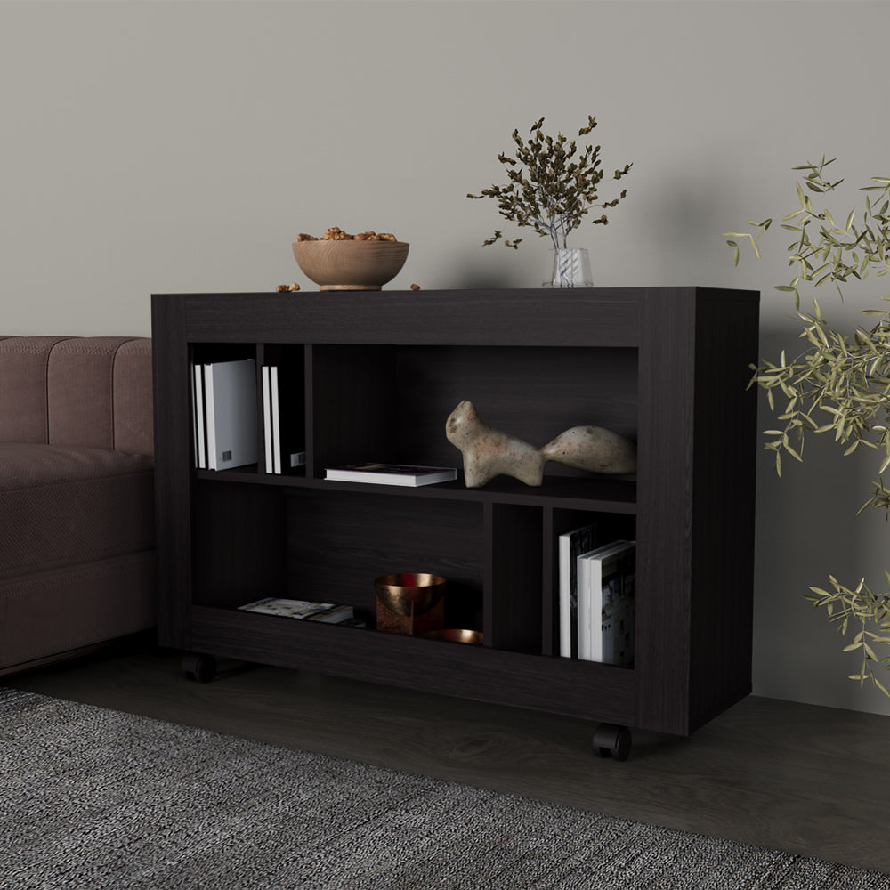 Norwood Table Cart, Living room, Black
