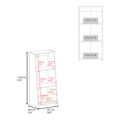 Bookcase Piney, Office, Black