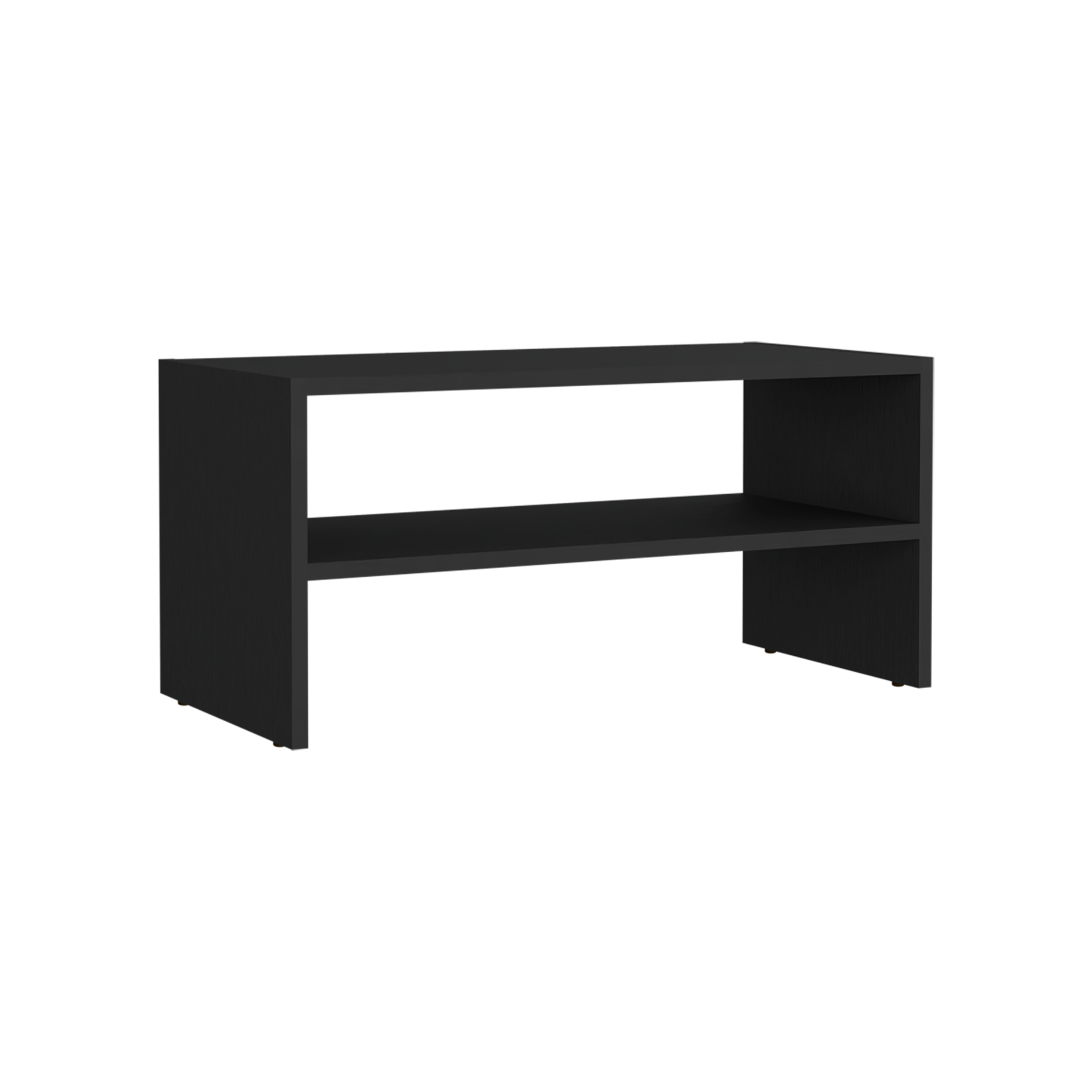 Stackable Shoe Rack Howard, Bedroom, Black