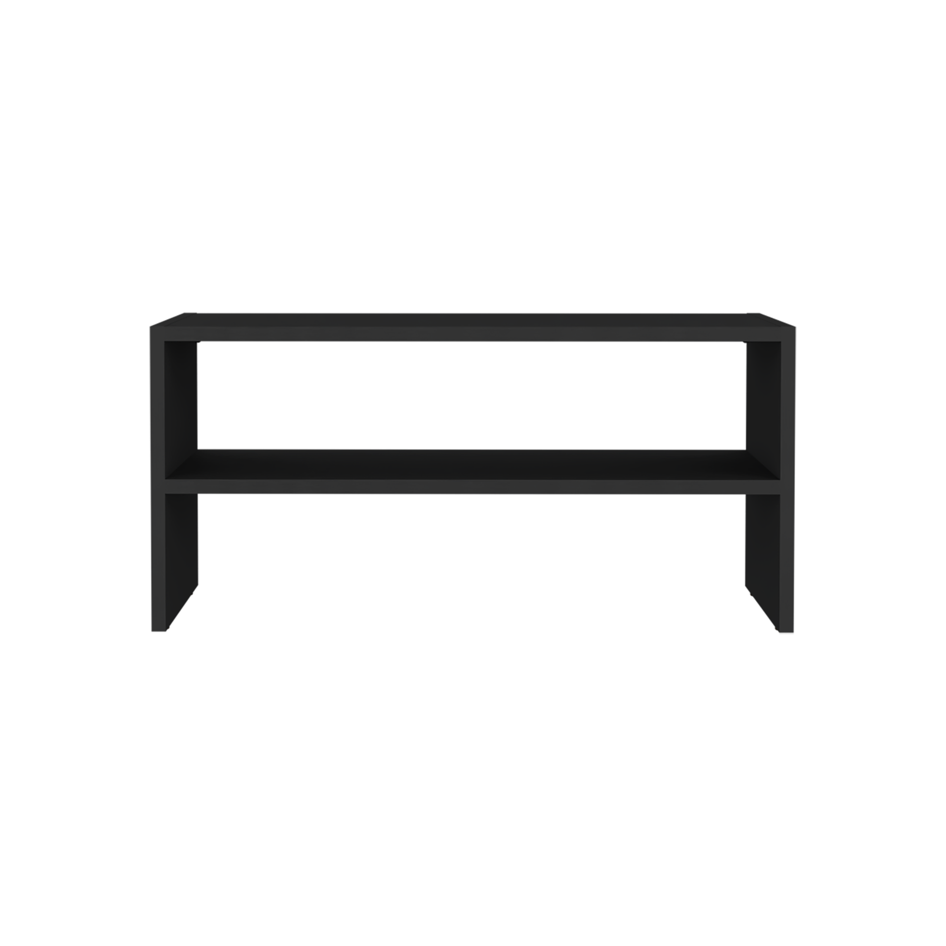 Stackable Shoe Rack Howard, Bedroom, Black