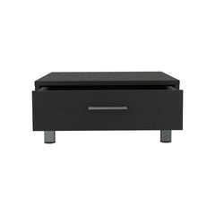 Coffee Table Albuquerque, One Drawer, Black Wengue Finish