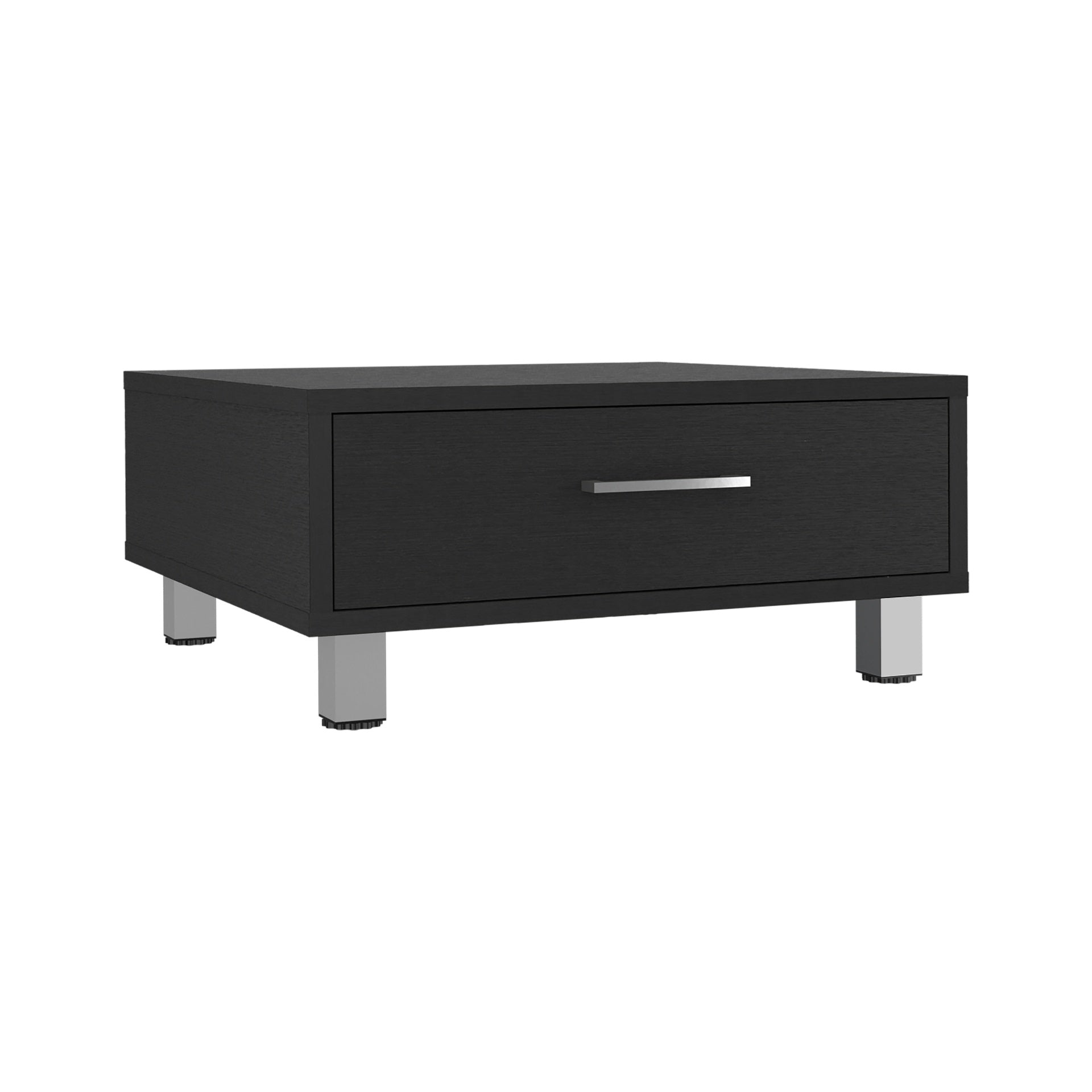 Coffee Table Albuquerque, One Drawer, Black Wengue Finish