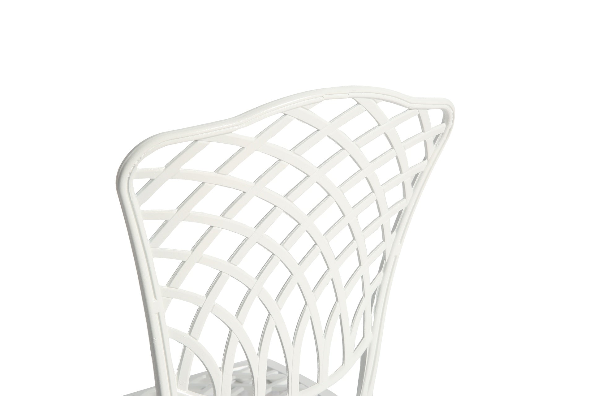 Bistro Set 3 Piece Rustproof Cast Aluminum Patio Furniture Sets 2 Chairs and 1 Round Table Outdoor, Garden, 
Patio, Balcony, white