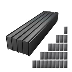 Metal Roof Panel Length 72.8IN Galvanized Roof Panels 25 PCS Waterproof Heavy Duty Metal Roof Panels for Outdoor House Storage Stables Patio Garages Sheds,Gray