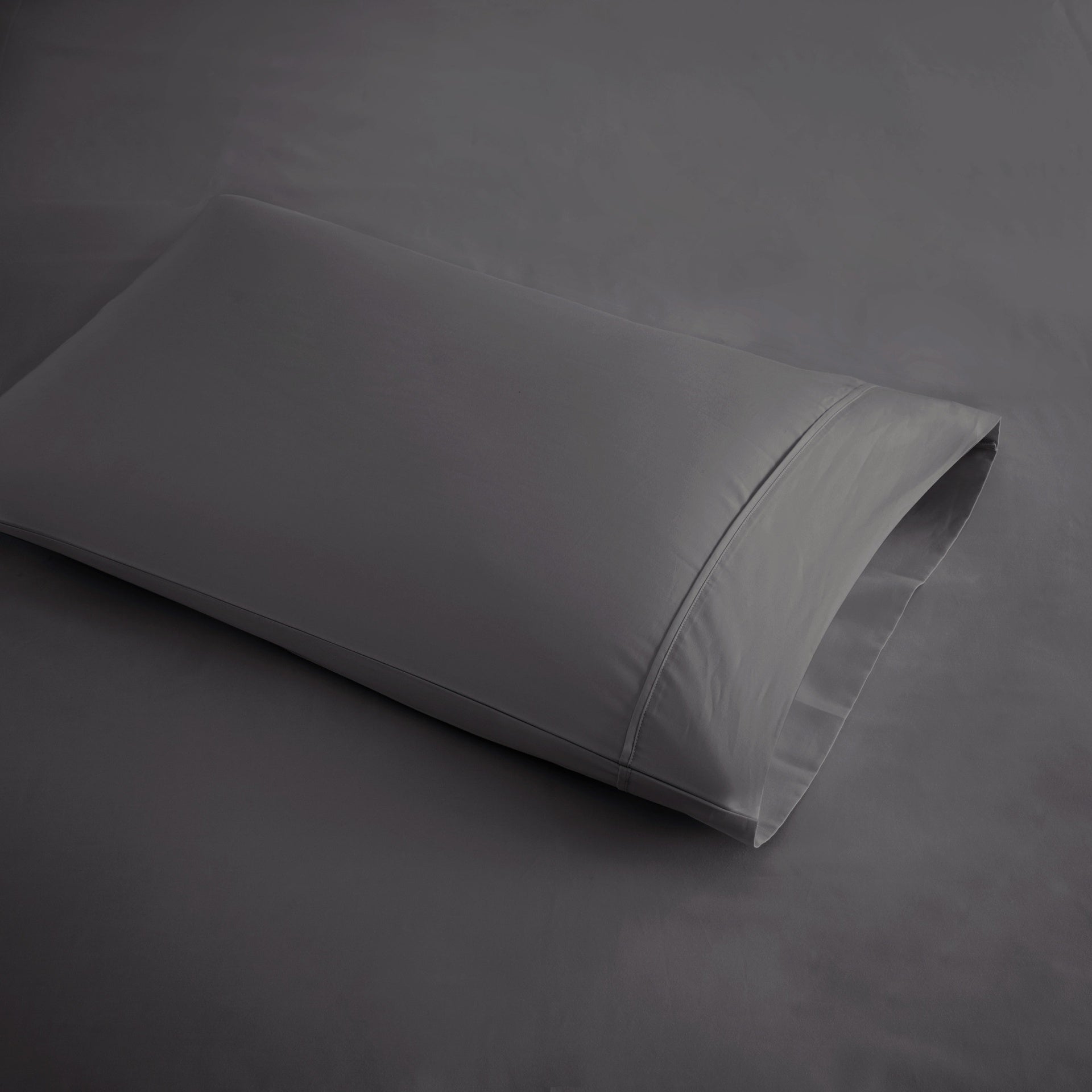 4-Piece Cal King Cooling Cotton Blend Sheet Set, Charcoal