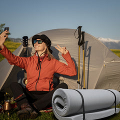 Memory Foam Camping Mattress - 75"x38"x4" Perfect for Outdoor Activities, RVs, Guest Rooms, and Dorms; Foldable, Portable, with Water-Resistant Zipper Cover, CertiPUR-US Certified