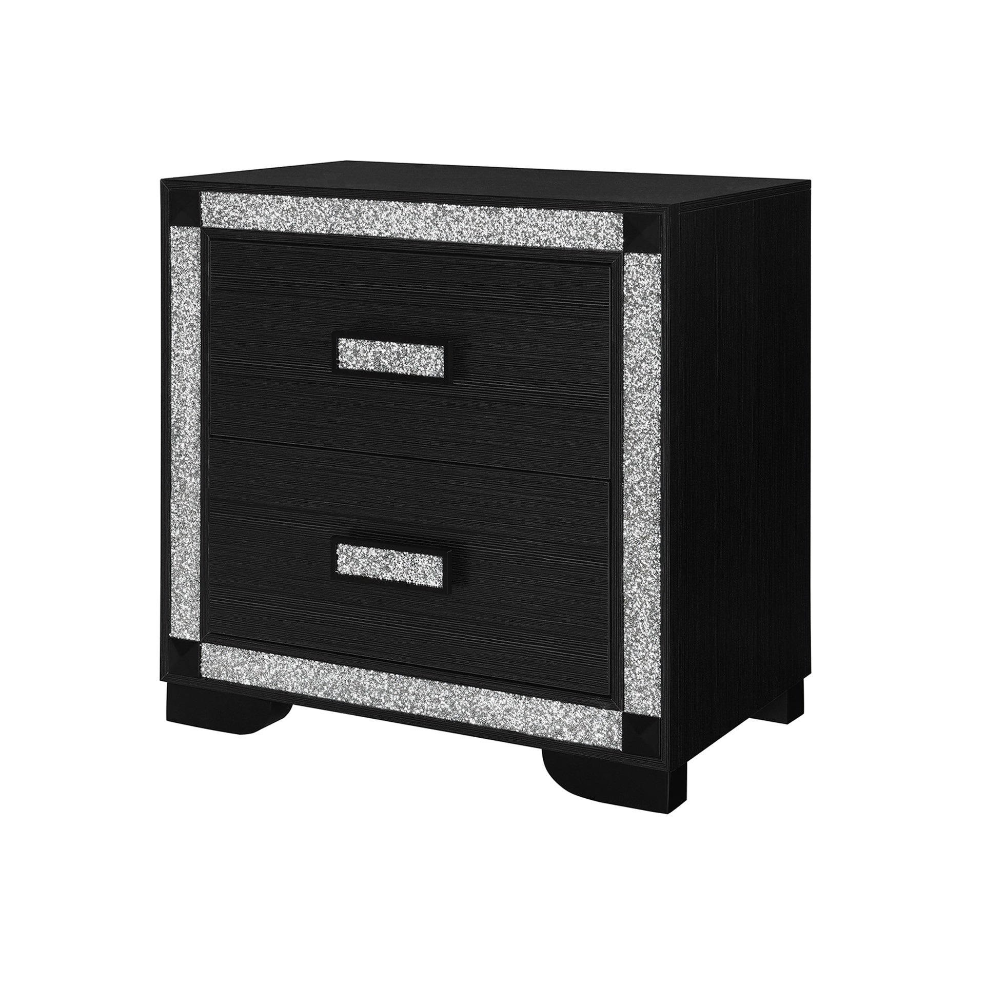 Soulmarie Charcoal Nightstand