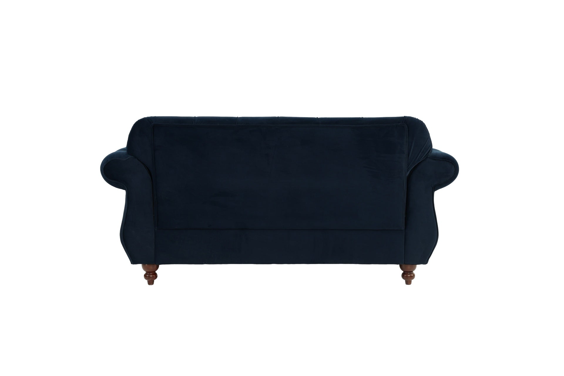 Formal Luxury Look 1pc Indigo Velvet Loveseat w Pillows Living Room Furniture 2-Seat Couch