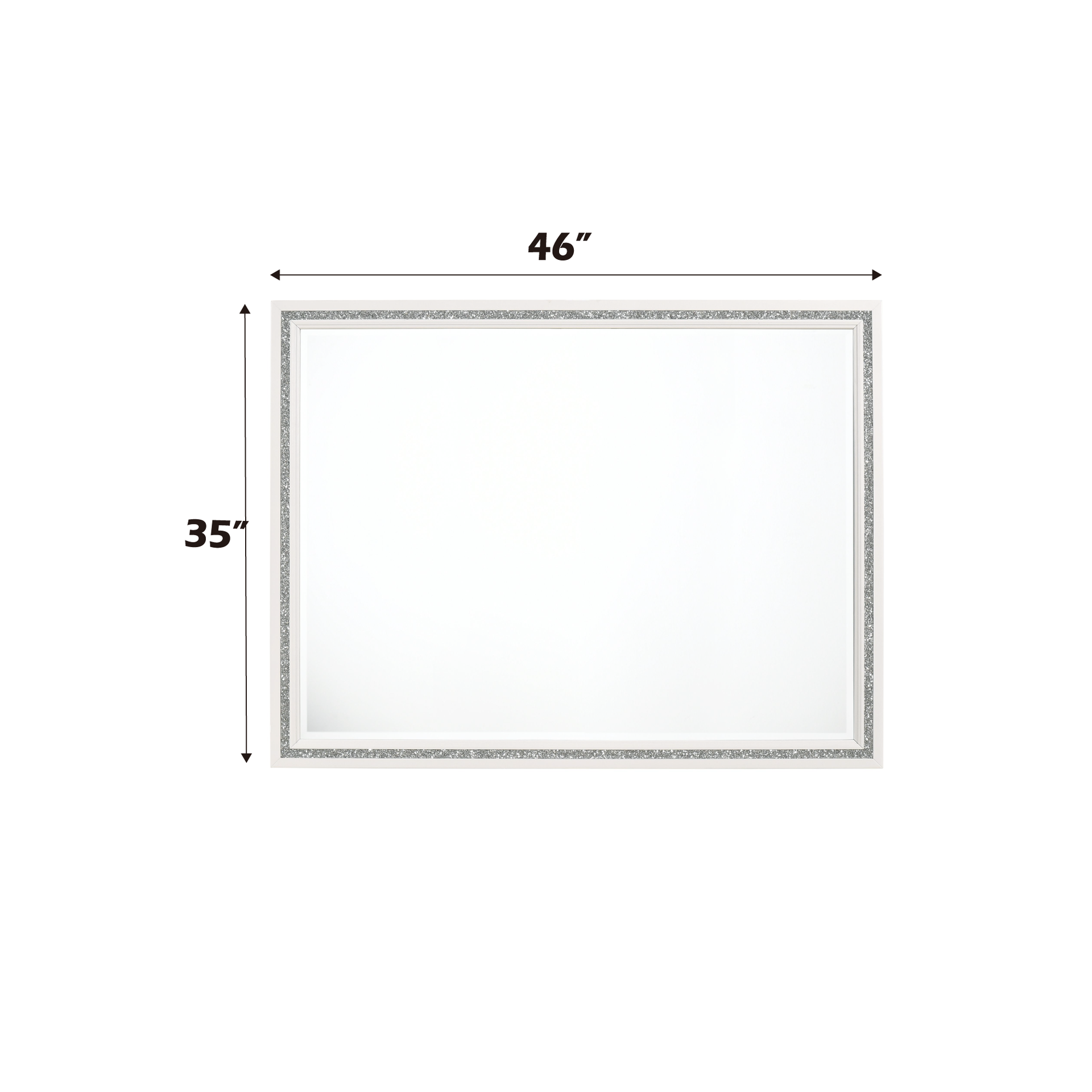 Haiden White Finish Mirror