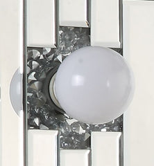 Noralie Mirrored & Faux Diamonds Accent Mirror (Assembled)