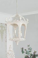 4 - Light Wood Chandelier, Hanging Light Fixture with Adjustable Chain for Kitchen Dining Room Foyer Entryway, Bulb Not Included