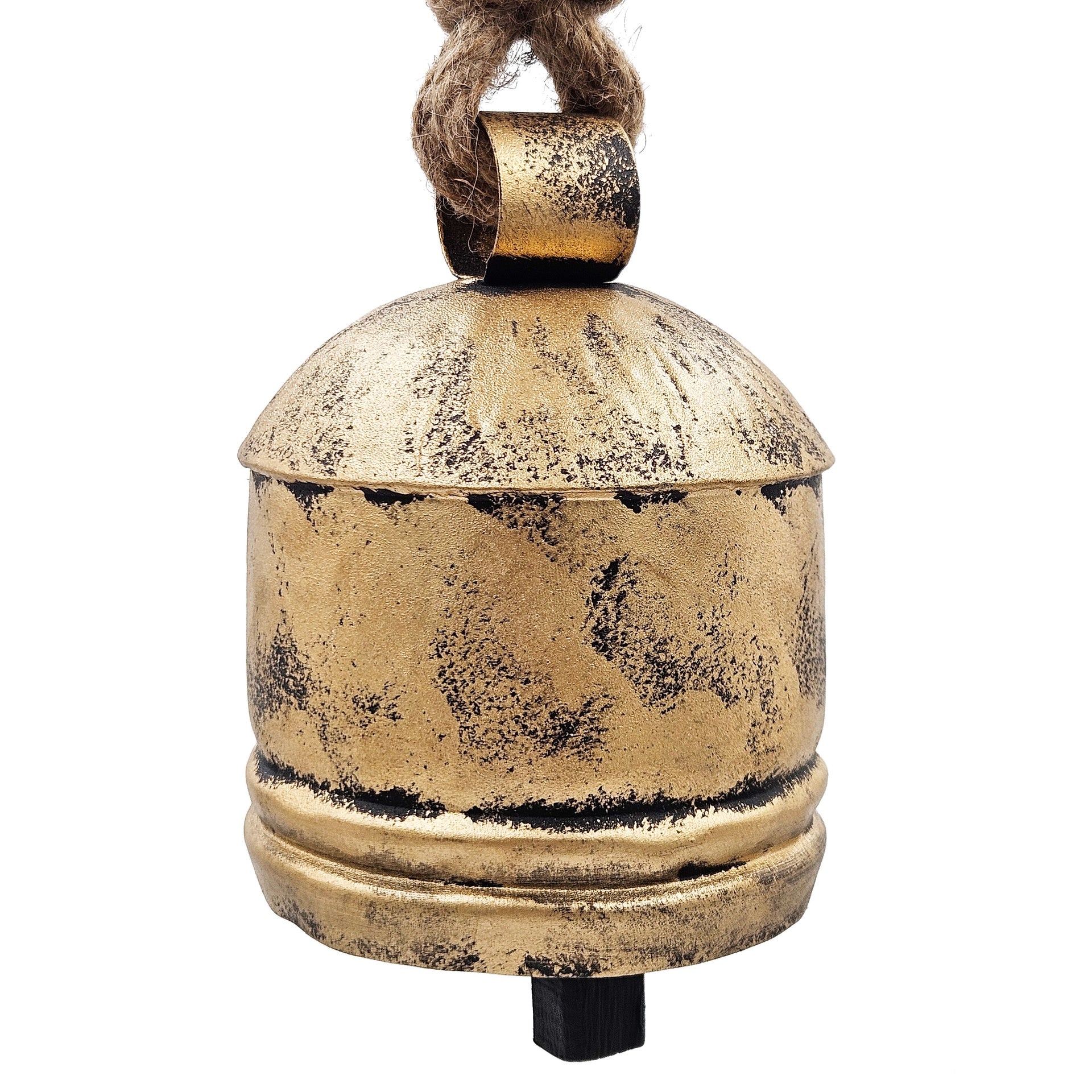 D4.5x6.1" Iron Hanging Bell, Decorative Hanging Ornaments for Holiday Party Decorations, Set of 4
