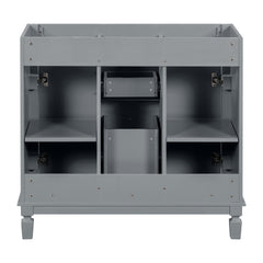 36'' Bathroom Vanity without Top Sink, Cabinet only, Modern Bathroom Storage Cabinet with 2 Soft Closing Doors and 2 Drawers