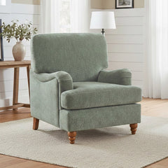 Candor Fabric Arm Chair in Sage