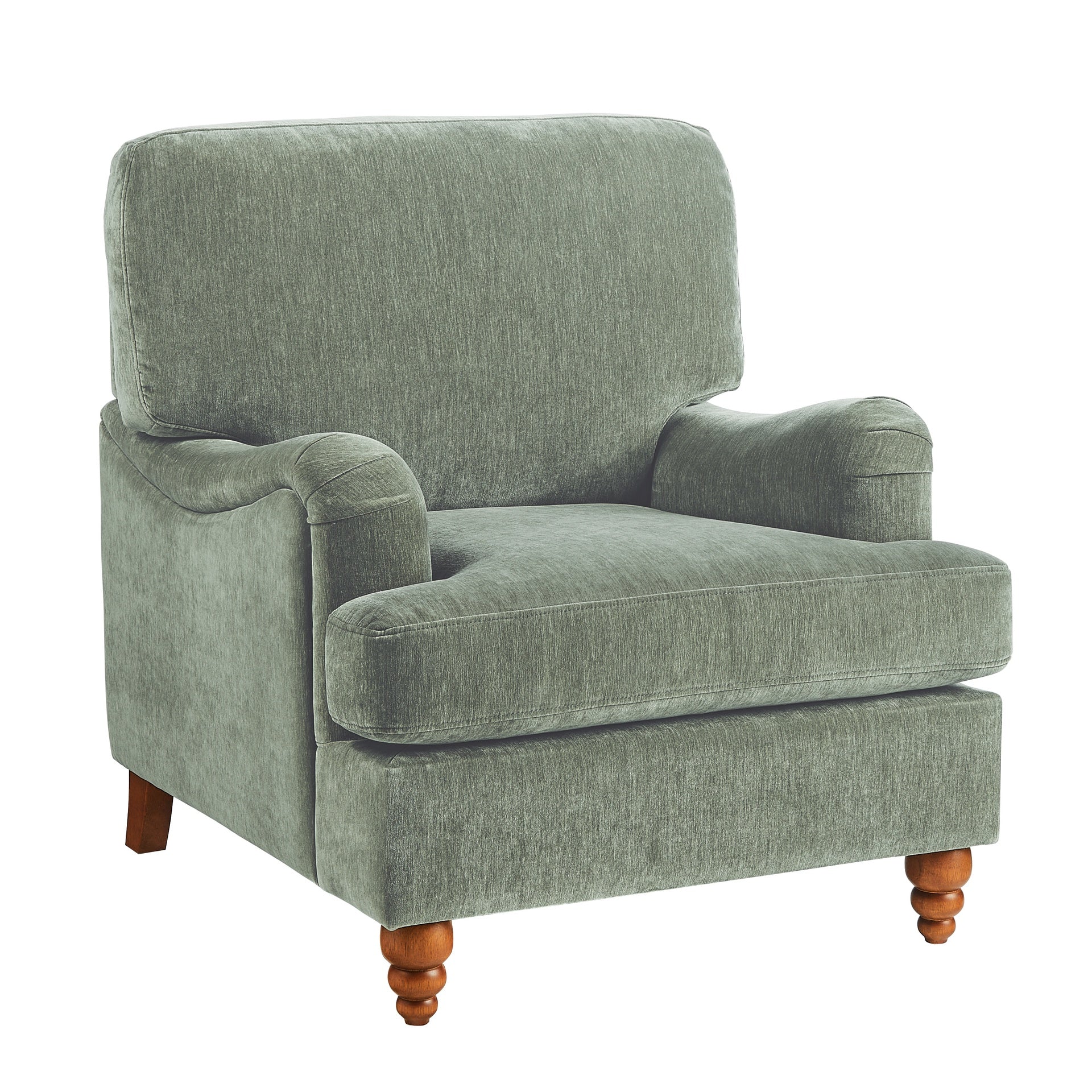 Candor Fabric Arm Chair in Sage