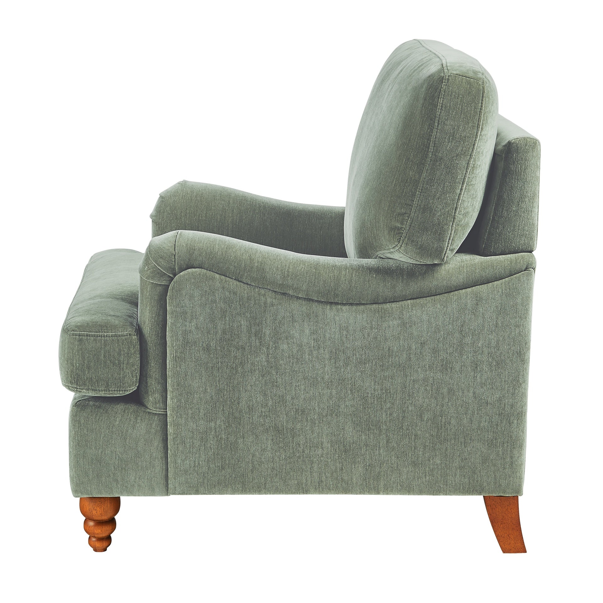 Candor Fabric Arm Chair in Sage