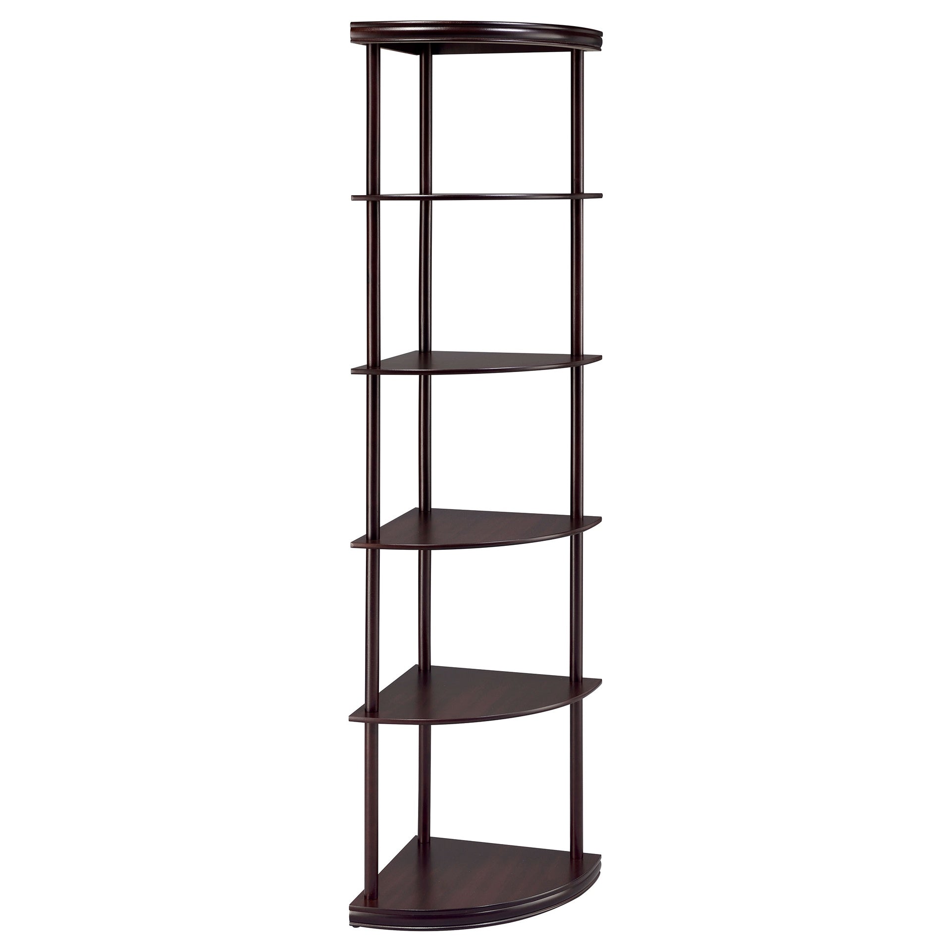 Cappuccino Corner Bookcase