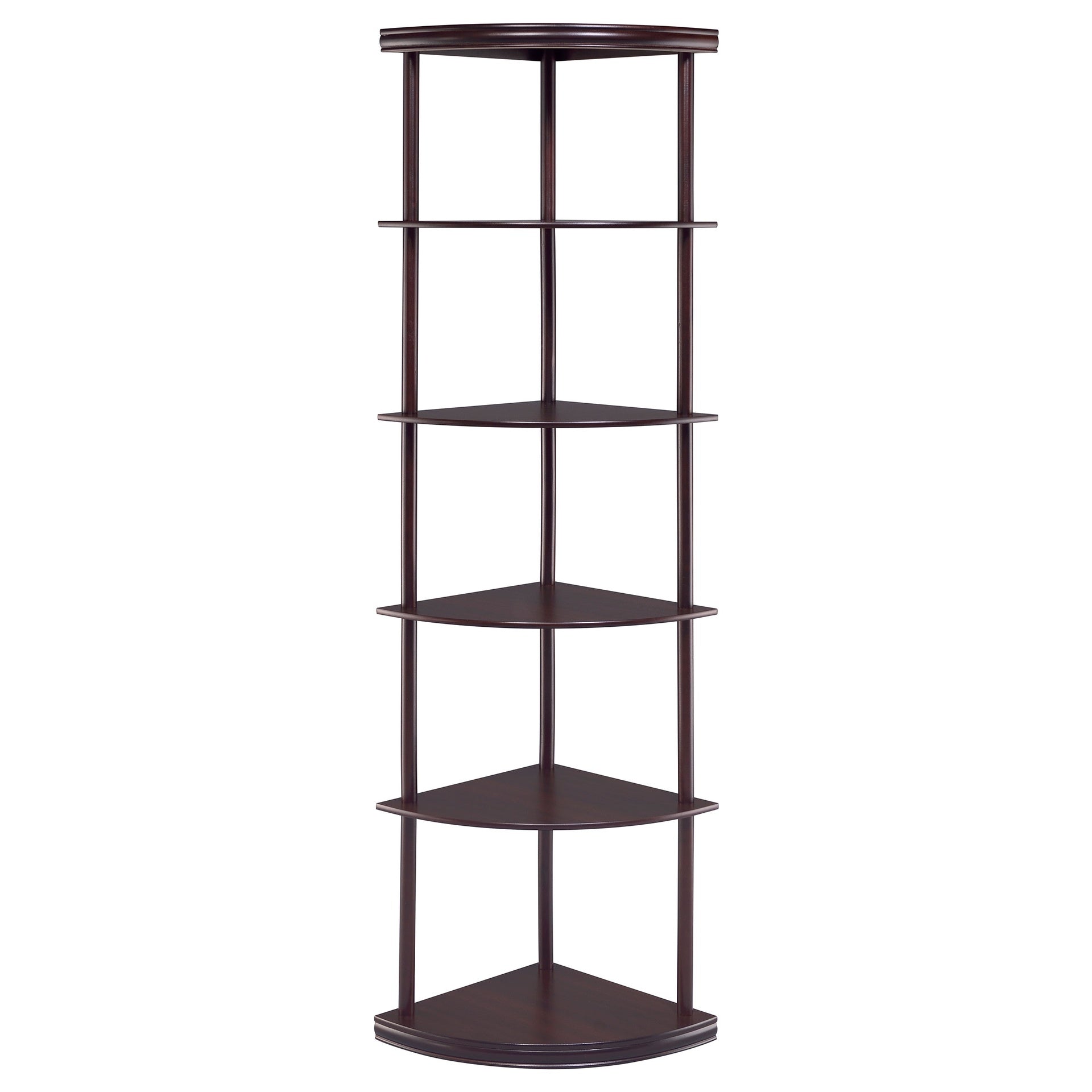 Cappuccino Corner Bookcase
