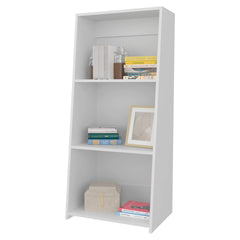 White Bookcase with Three Shelf