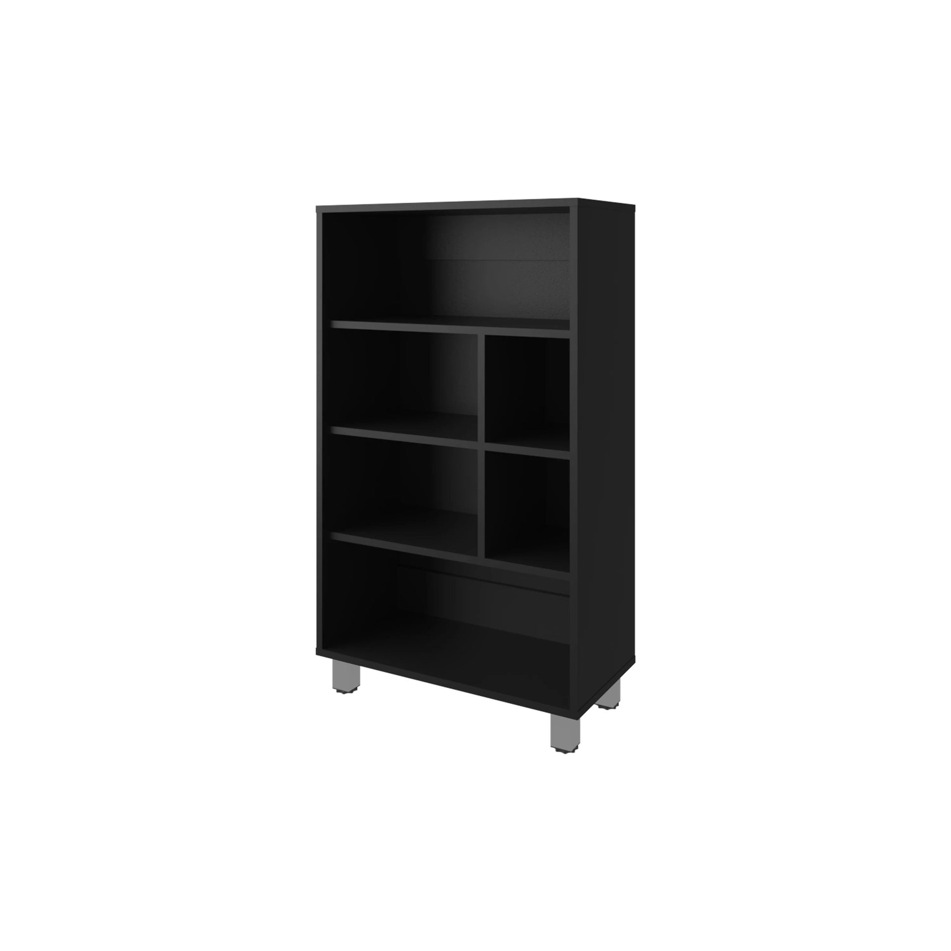 Wenge Bookcase with Six Shelf