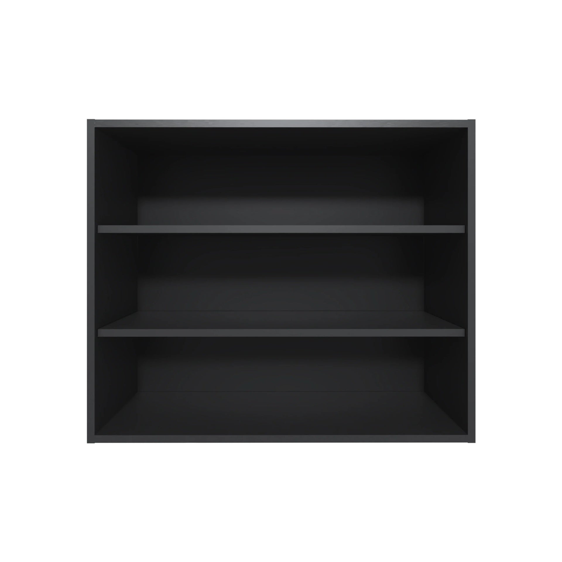 Wenge Wall Cabinet with Open Storage