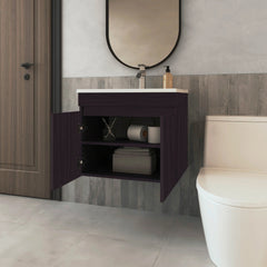 Wengue Vanity with 2 Doors