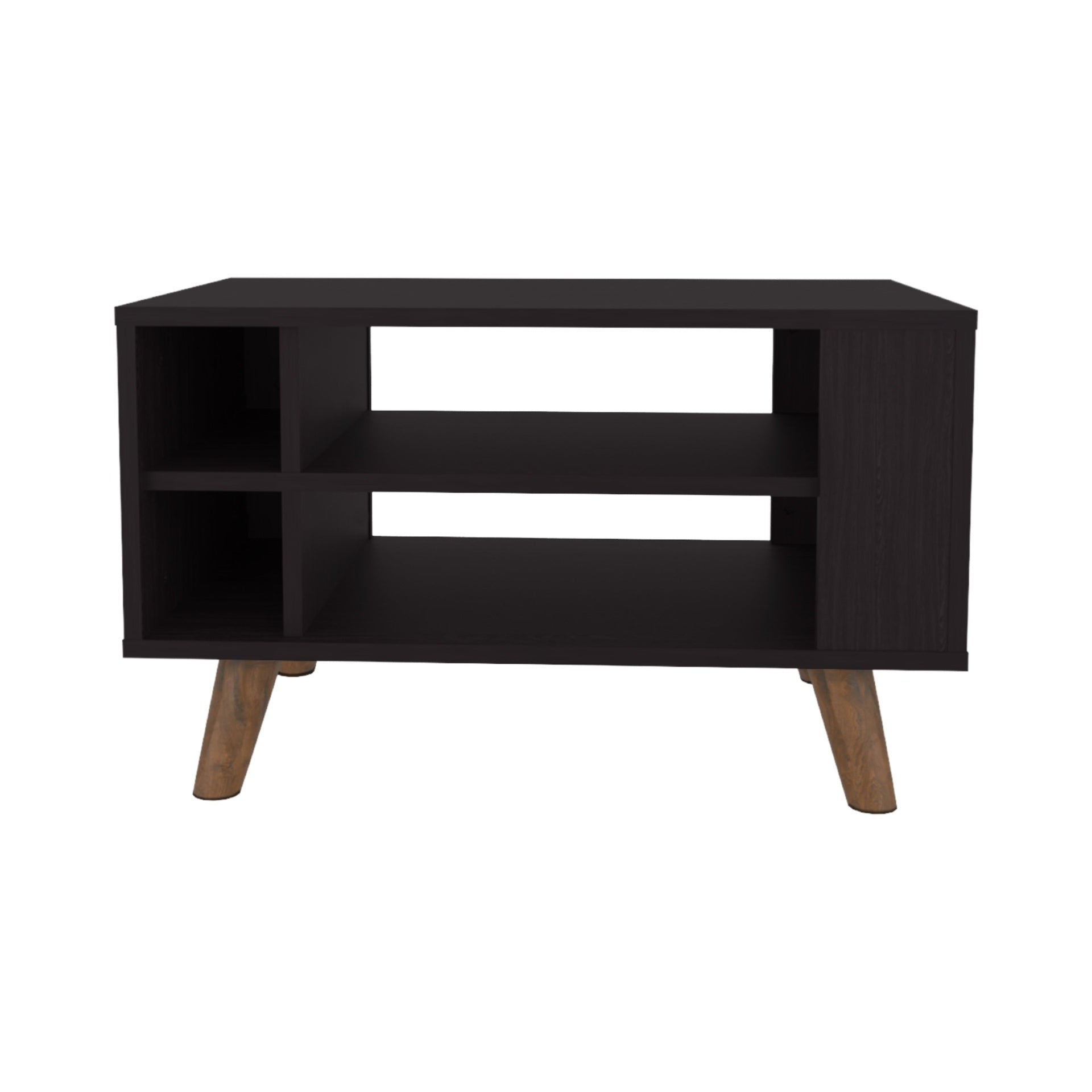 Wengue Coffee Table with Open Storage