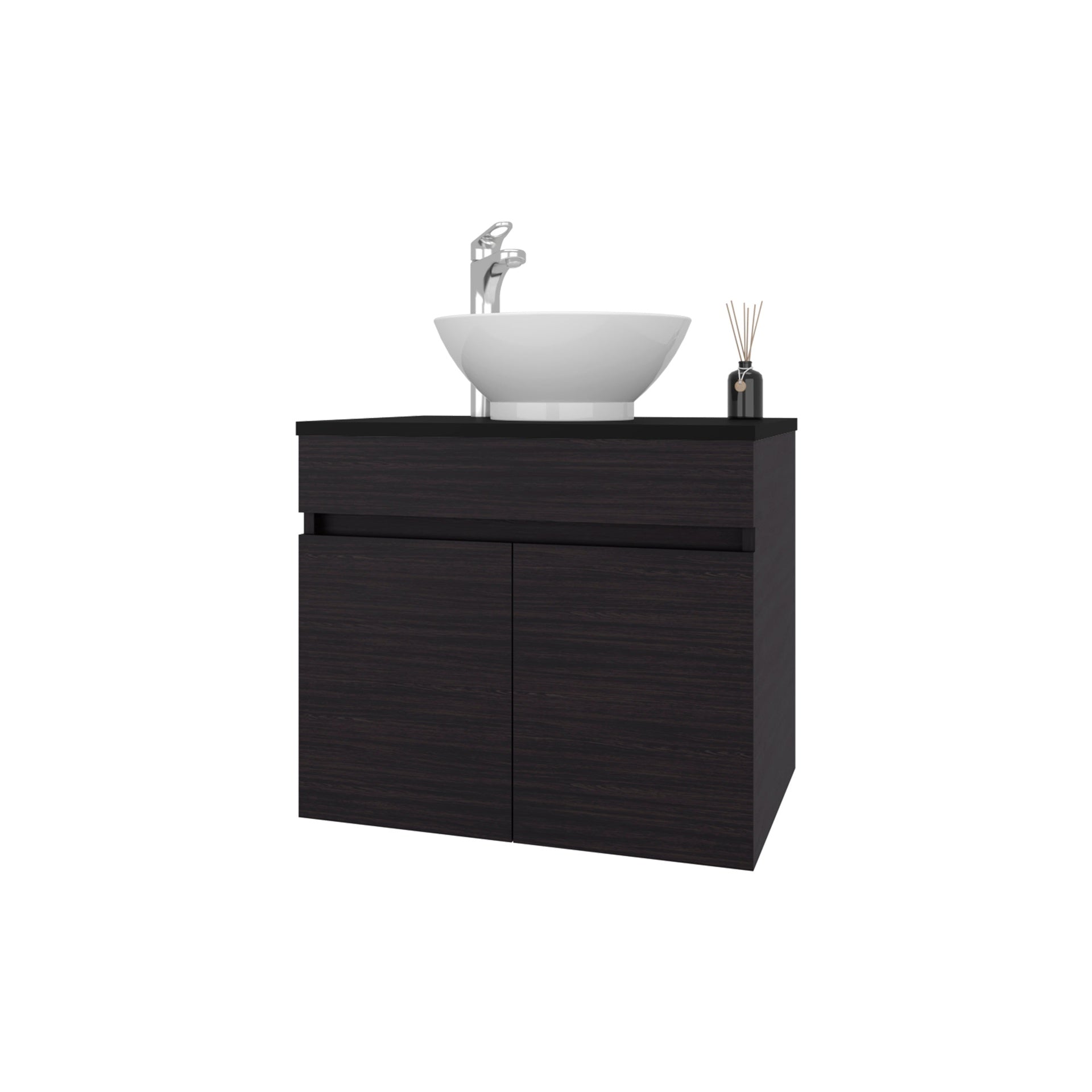 Wengue Bathroom Vanity with 2 Doors