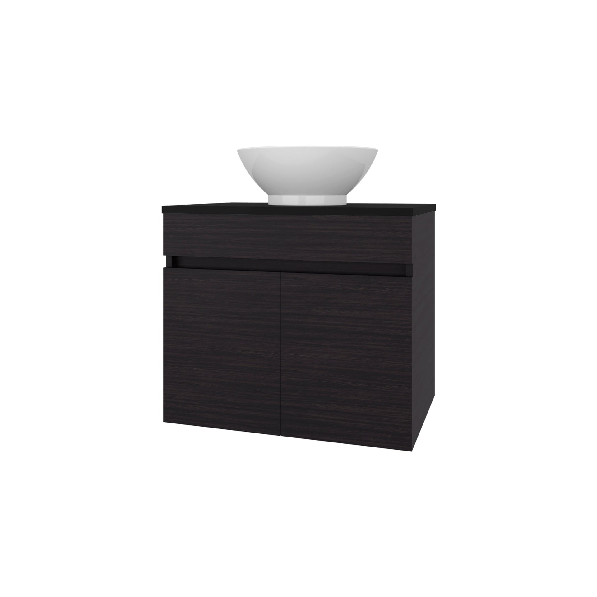 Wengue Bathroom Vanity with 2 Doors
