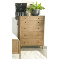 Stevie Sand Wash Rectangular 5-drawer Chest