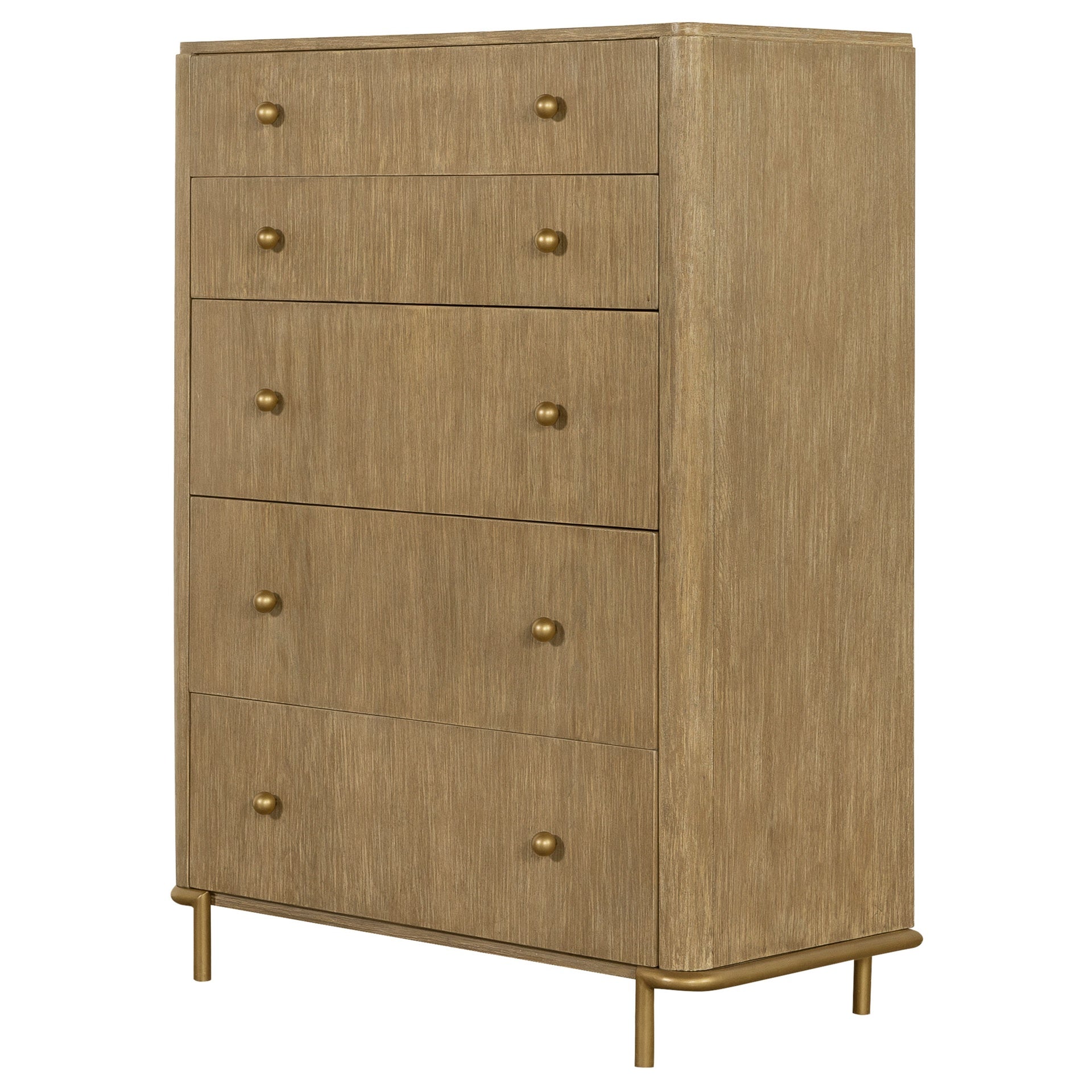 Stevie Sand Wash Rectangular 5-drawer Chest