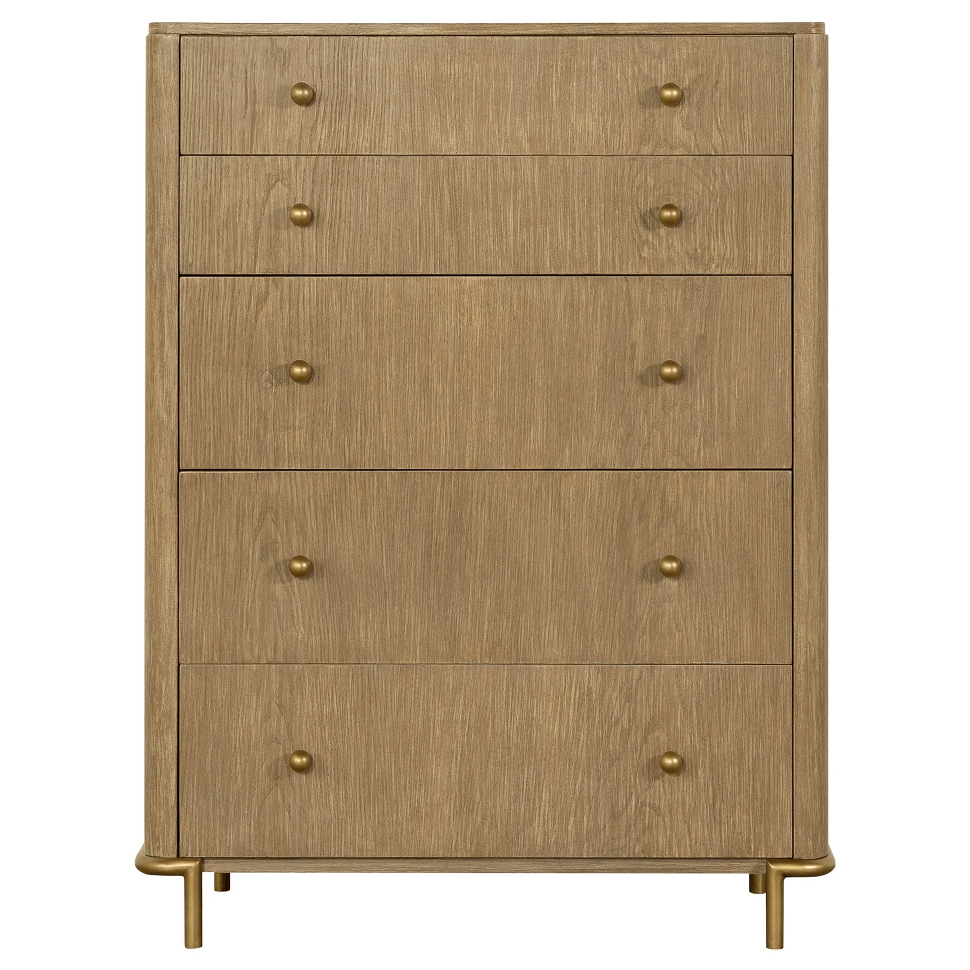Stevie Sand Wash Rectangular 5-drawer Chest