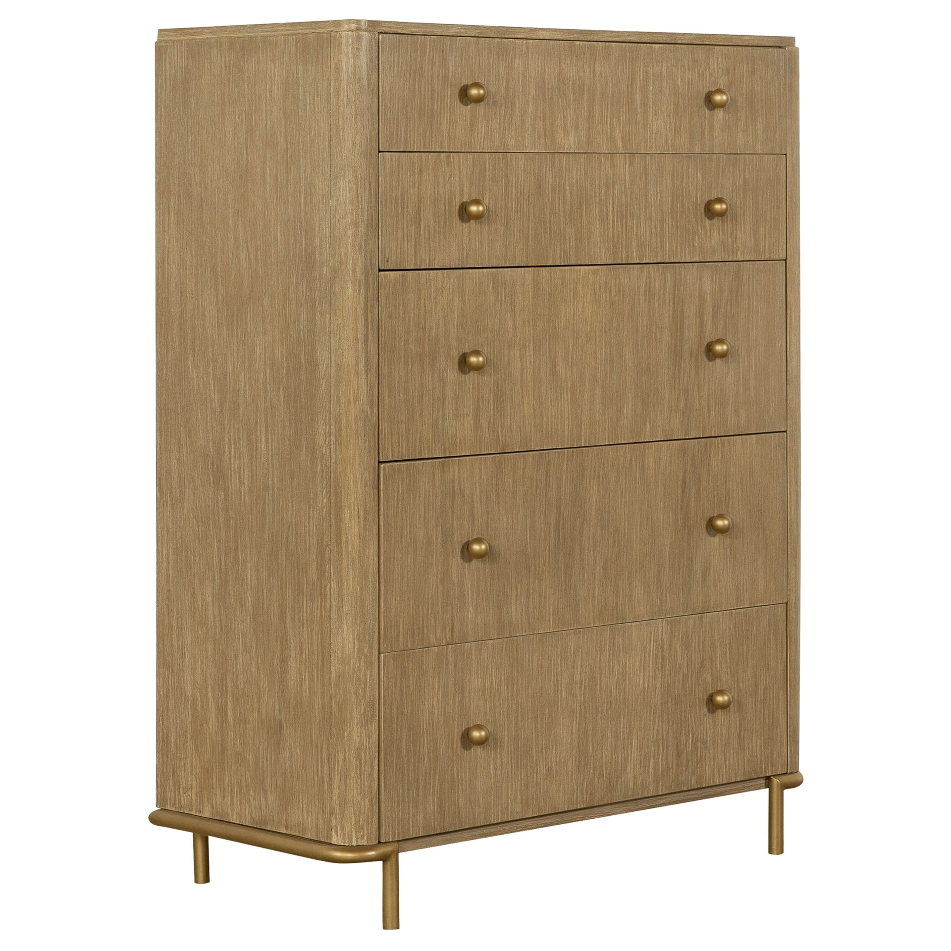 Stevie Sand Wash Rectangular 5-drawer Chest