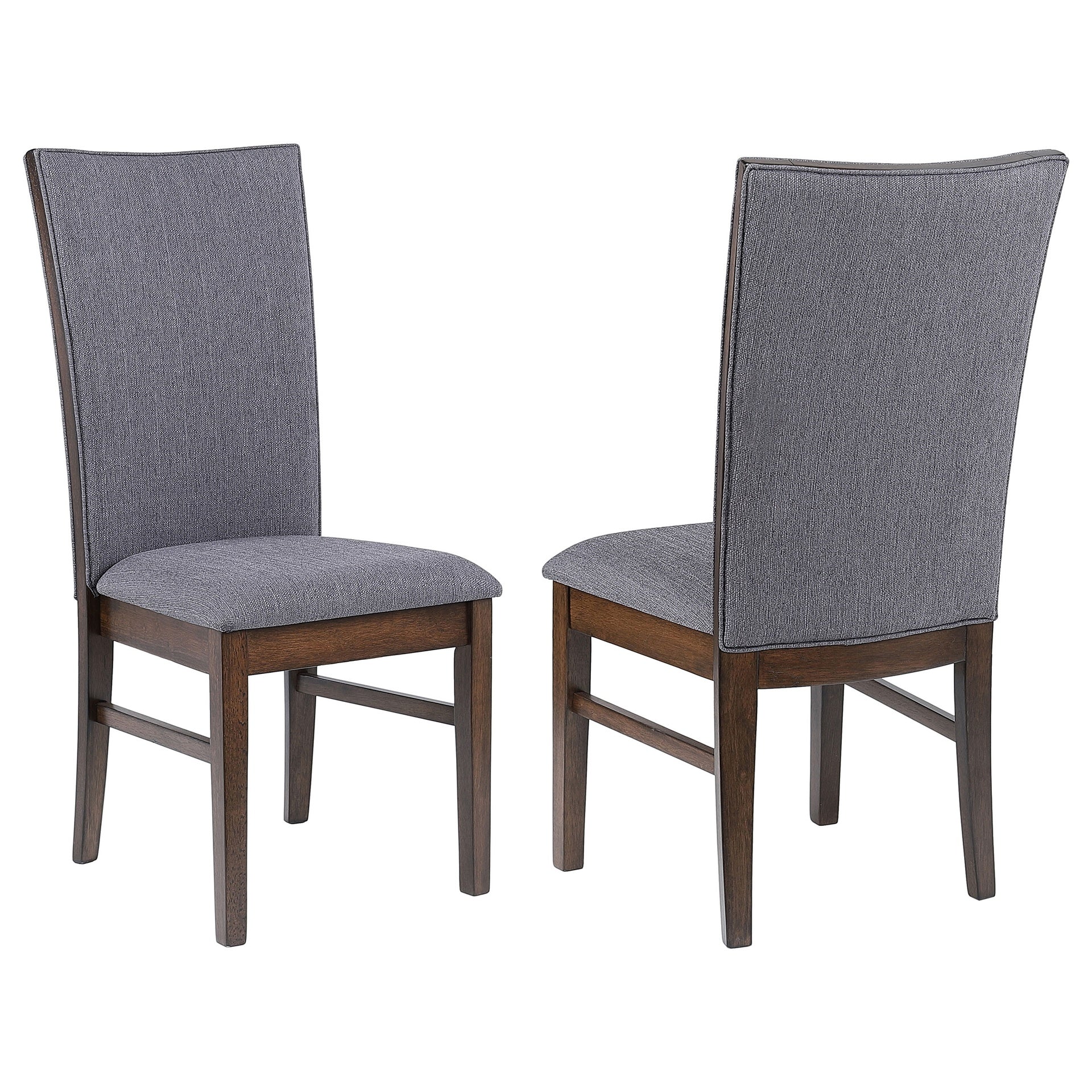 Wawona Grey Upholstered Dining Side Chair Grey (2 of Set)